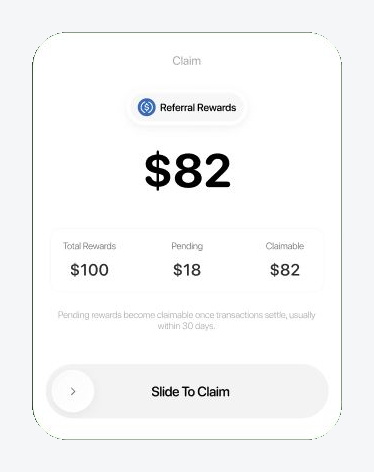 Complete claim rewards screen showing total, pending and claimable rewards